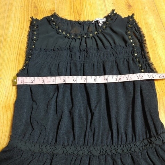 PULL IN 24HRS Juicy Couture Black Mesh Dress Studded Beauty Size XS - Picture 6 of 11